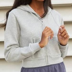 Brandy Melville grey crystal hoodie